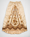 Ball gown, silk, glass, French