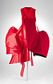 Ensemble, Comme des Garçons (Japanese, founded 1969), (a) wool, nylon, polyester, cotton (b) plastic (polyurethane), polyester, cotton (c) polyester, cotton, (d, e) cotton, synthetic fiber, and (e, f) plastic (polyvinyl chloride), Japanese