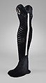 Dress, Azzedine Alaïa (French (born Tunisia), Tunis 1935–2017 Paris), Acetate, rayon, nylon, Spandex, metal, French