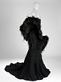 Dress, Nina Ricci (French, founded 1932), silk, feathers, linen, French