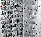 Dress, Hussein Chalayan (British, born Cyprus, 1970), silk, plastic (acrylic), British