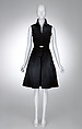 Dress, Prada Italian, (a) nylon, synthetic, (b) nylon, metal, Italian