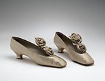 Evening pumps, House of Dior (French, founded 1946), silk, leather, French