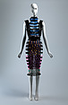 Dress, House of Dior (French, founded 1946), polyamide, polyurethane elastomer (ester), wool, French