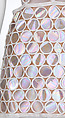 Dress, André Courrèges (French, Pau 1923–2016 Neuilly-sur-Seine), plastic (cellulose acetate/styrene-butadiene copolymer), rayon, silk, cotton, metal, French