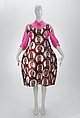 Dress, Comme des Garçons (Japanese, founded 1969), cotton, cupro, mother-of-pearl, Japanese
