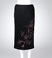 Skirt, Alexander McQueen  British, cashmere, glass, British