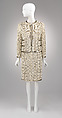 Ensemble, House of Chanel (French, founded 1910), (a) plastic (polyamide), silk, synthetic, metal; (b) plastic (polyamide), silk, synthetic, metal; (c) silk, synthetic, metal, French