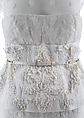 Wedding Ensemble, House of Givenchy (French, founded 1952), (a) silk, synthetic, cotton, metal; (b) synthetic, cotton, metal; (c) silk, cotton, synthetic; (d) silk, metal; (e) metal, silk; (f) silk, French