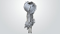 Ensemble, Viktor &amp; Rolf (Dutch, founded 1993), polyester, synthetic, metal, Dutch