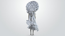 Ensemble, Viktor &amp; Rolf (Dutch, founded 1993), polyester, synthetic, metal, Dutch