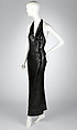 Dress, Traina-Norell (American, founded 1941), silk, synthetic fiber, plastic, metal, American