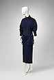 Ensemble, Comme des Garçons (Japanese, founded 1969), (a) wool, nylon, mother-of-pearl; (b, c) wool, nylon, Japanese