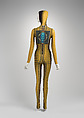 Jumpsuit, Jean Paul Gaultier (French, born 1952), lycra, spandex, metal, French
