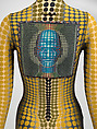 Jumpsuit, Jean Paul Gaultier (French, born 1952), lycra, spandex, metal, French