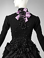 Ensemble, Christian Lacroix (French, born 1951), (a) wool, silk, glass, synthetic, metal; (b) silk, cotton, glass, synthetic, metal; (c, d) silk,  metal, French
