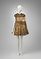 Dress, Valentino (Italian, founded 1959), silk, feather, metal, Italian