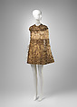 Dress, Valentino (Italian, founded 1959), silk, feather, metal, Italian