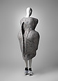 Ensemble, Comme des Garçons (Japanese, founded 1969), (a)  polyester, nylon, cotton, triacetate, polypropylene, (b, c) cotton, nylon, and (d, e) polyester, plastic (synthetic rubber), Japanese