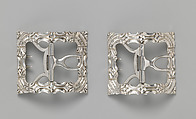 Shoe buckles, metal, British