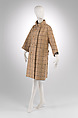 Coat, House of Balenciaga French, wool, synthetic, French