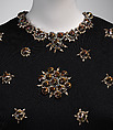 Dress, Yves Saint Laurent (French, founded 1961), silk, glass, metal, French