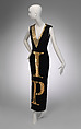Dress, Moschino Couture  Italian, silk, metal, Italian