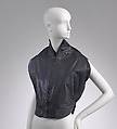 Vest, Maison Margiela  French, leather, metal, French