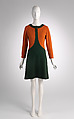 Dress, Mary Quant (British, London 1936–2023 Surrey), wool, metal, British