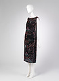 Dress, House of Patou (French, founded 1914), silk, glass, metal, French