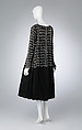 Dress, House of Lanvin (French, founded 1889), silk, glass, French