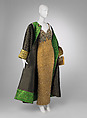 Ensemble, Gianni Versace (Italian, founded 1978), (a) silk; (b) silk, glass; (c) silk, glass, Italian