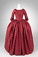 Robe à l'anglaise, silk, British