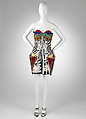 Dress, Gianni Versace (Italian, founded 1978), silk, glass, Italian