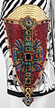 Dress, Gianni Versace (Italian, founded 1978), silk, glass, Italian