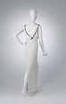 Dress, Gianni Versace (Italian, founded 1978), silk, metal, glass, Italian
