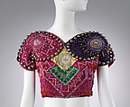 Blouse, Gianni Versace Italian, silk, glass, Italian