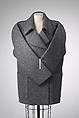 Coat, Maison Margiela (French, founded 1988), (a) wool; (b) metal, French