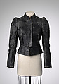 Ensemble, Maison Margiela (French, founded 1988), (a) leather, metal, (b) wool, (c) leather, metal, French