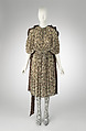 Ensemble, House of Balenciaga (French, founded 1937), (a) polyester, (b, c) polyester, leather, (d, e) metal, (f, g) plastic, metal, French