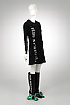 Ensemble, Off-White c/o Virgil Abloh (Italian, founded 2013), (a) viscose, polyester, (b, c) leather, metal, (d, e) synthetic fiber, American