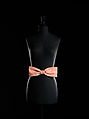 Cocktail belt, Probably House of Balenciaga (French, founded 1937), Silk, French