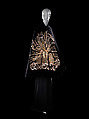 "Apollo of Versailles", Schiaparelli (French, founded 1927), silk, metallic, French