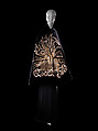 "Apollo of Versailles", Schiaparelli (French, founded 1927), silk, metallic, French