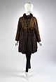 Coat, Bonnie Cashin (American, Oakland, California 1908–2000 New York), fur, suede, American