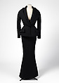 Evening suit, House of Dior (French, founded 1946), (a,b) wool, silk, French