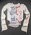 “Vive le Rock” T-shirt, Vivienne Westwood (British, 1941–2022), cotton, metal, British