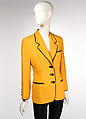 Jacket, Moschino Couture (Italian, founded 1983), acetate, rayon, metal, Italian