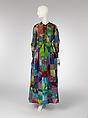 Evening ensemble, (a) Yves Saint Laurent (French, founded 1961), Silk, French
