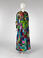 Evening ensemble, (a) Yves Saint Laurent (French, founded 1961), Silk, French